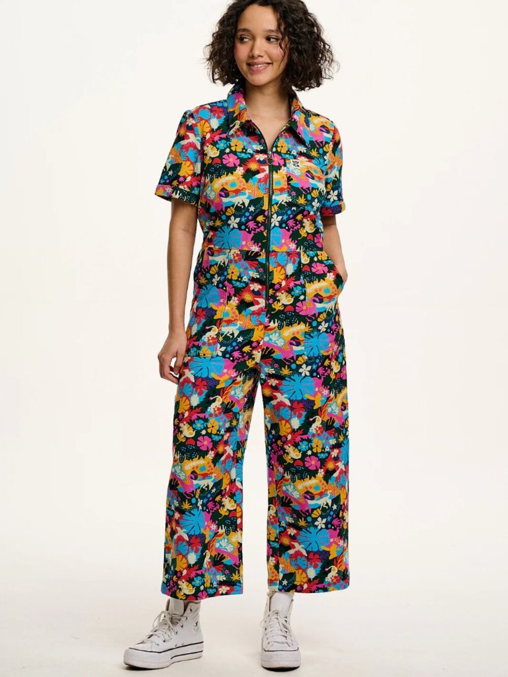 NWT! Lucy & Yak L.E. Ragan Jumpsuit Nick Liefhebber Dino Print UK22 / US 18